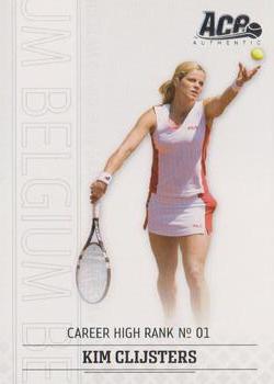 2006 Ace Authentic Grand Slam #10 Kim Clijsters Front