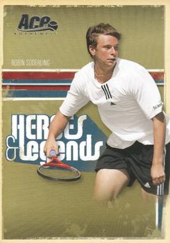 2006 Ace Authentic Heroes & Legends #90 Robin Soderling Front