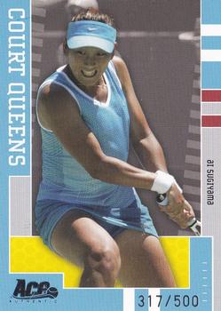 2005 Ace Authentic Signature Series - Court Queens #CQ-4 Ai Sugiyama Front