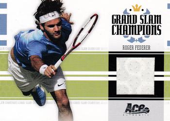 2005 Ace Authentic Signature Series - Grand Slam Champions Jersey #GS-1 Roger Federer Front