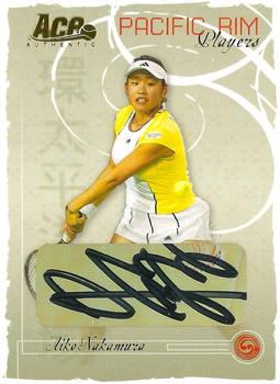 2006 Ace Authentic Grand Slam - Pacific Rim Players Autographs #PR-5 Aiko Nakamura Front