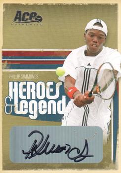 2006 Ace Authentic Heroes & Legends - Autograph #88 Phillip Simmonds Front