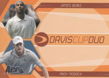 2007 Ace Authentic Straight Sets - Davis Cup Duos #DC-3 Andy Roddick / James Blake Front
