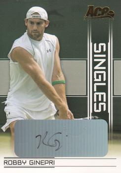 2007 Ace Authentic Straight Sets - Singles Autographs #SI13 Robby Ginepri Front