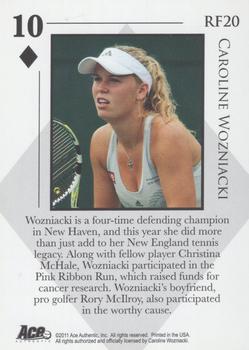2011 Ace Authentic Match Point 2 - Royal Flush #RF20 Caroline Wozniacki Back