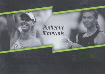 2008 Ace Authentic Grand Slam - Jerseys Dual Silver #DJ6 Elena Dementieva / Maria Sharapova Back