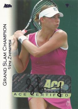 2012 Ace Authentic Grand Slam 3 #53 Vera Zvonareva Front