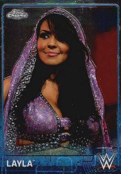 2015 Topps Chrome WWE #43 Layla Front