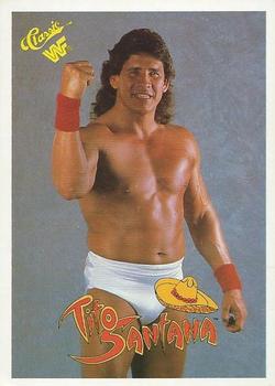 1989 Classic WWF #21 Tito Santana Front