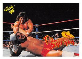 1989 Classic WWF #115 Tito Santana Front