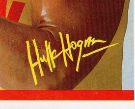 1990 Merlin WWF Superstars Stickers #7 Hulk Hogan Puzzle Front