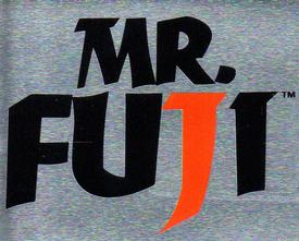 1990 Merlin WWF Superstars Stickers #138 Mr Fuji Logo Front