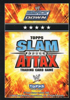 2008 Topps Slam Attax WWE #NNO Edge Back