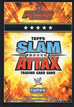 2008 Topps Slam Attax WWE #NNO Stone Cold Steve Austin Back