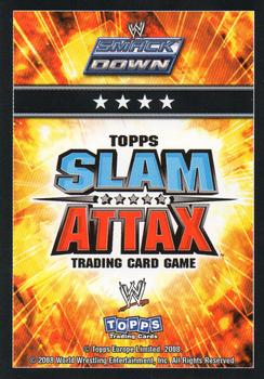 2008 Topps Slam Attax WWE #NNO Shelton Benjamin Back