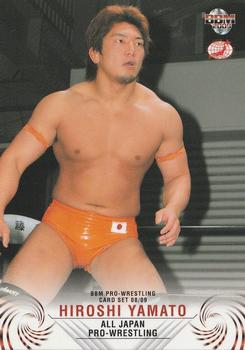 2008-09 BBM All Japan Pro Wrestling #14 Hiroshi Yamato Front