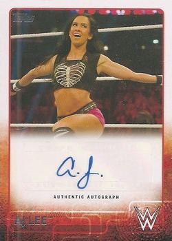 2015 Topps WWE - Autographs #NNO AJ Lee Front