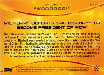 2015 Topps WWE - Crowd Chants: WOOOOOO! #3 Ric Flair Defeats Eric Bischoff to Become President of WCW Back