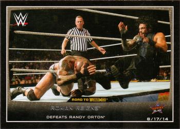 2015 Topps WWE Road to Wrestlemania #43 Roman Reigns Front