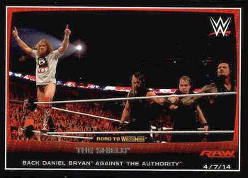 2015 Topps WWE Road to Wrestlemania #2 The Shield Front
