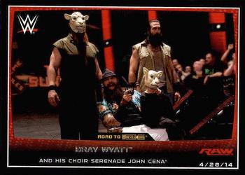 2015 Topps WWE Road to Wrestlemania #10 The Wyatt Family Front