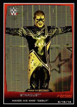2015 Topps WWE Road to Wrestlemania #28 Stardust Front