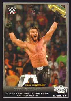2015 Topps WWE Road to Wrestlemania #30 Seth Rollins Front
