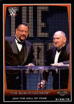 2015 Topps WWE Road to Wrestlemania #98 The Bushwhackers Front