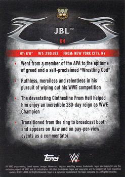 2015 Topps WWE Undisputed #64 JBL Back