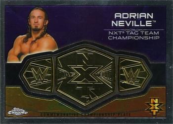 2015 Topps Chrome WWE - Commemorative Championship Plates #NNO Adrian Neville Front