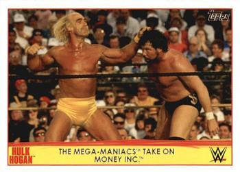 2015 Topps Chrome WWE - Hulk Hogan Tribute #17 The Mega-Maniacs Take on Money Inc. Front