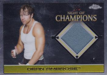 2015 Topps Chrome WWE - Night of Champions Mat Relics #NNO Dean Ambrose Front