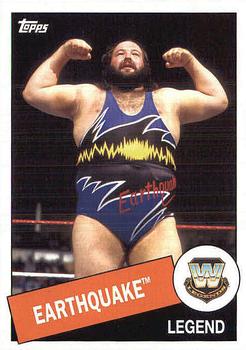 2015 Topps WWE Heritage #14 Earthquake Front