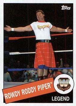 2015 Topps WWE Heritage #40 Rowdy Roddy Piper Front