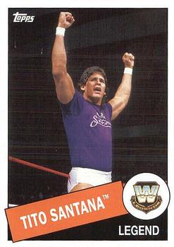 2015 Topps WWE Heritage #45 Tito Santana Front