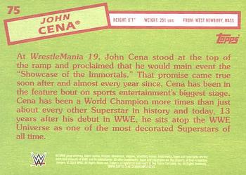 2015 Topps WWE Heritage #75 John Cena Back