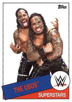 2015 Topps WWE Heritage #98 The Usos Front