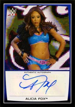 2015 Topps WWE Road to Wrestlemania - Autographs #NNO Alicia Fox Front