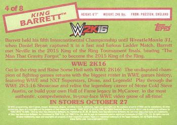 2015 Topps WWE Heritage - 2K16 #4 King Barrett Back