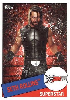 2015 Topps WWE Heritage - 2K16 #7 Seth Rollins Front