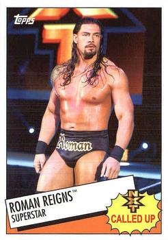 2015 Topps WWE Heritage - NXT Called Up #12 Roman Reigns Front