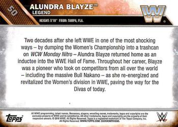 2016 Topps WWE #50 Alundra Blayze Back