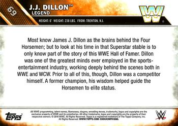 2016 Topps WWE #69 J.J. Dillon Back