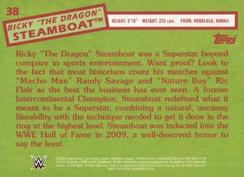 2015 Topps WWE Heritage - Silver #38 Ricky Steamboat Back