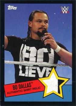 2015 Topps WWE Heritage - Swatch Relics Black #NNO Bo Dallas Front