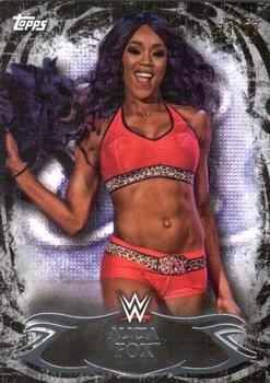 2015 Topps WWE Undisputed - Black #9 Alicia Fox Front