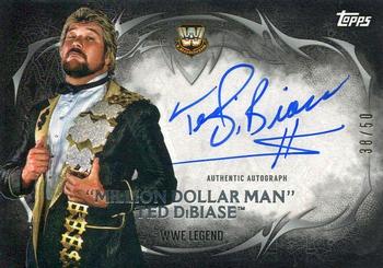 2015 Topps WWE Undisputed - Autographs Black #UA-MM Ted DiBiase Front