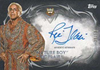 2015 Topps WWE Undisputed - Autographs Black #UA-RF Ric Flair Front