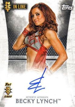 2015 Topps WWE Undisputed - NXT In Line Autographs #NA-BL Becky Lynch Front