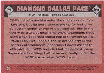 2016 Topps WWE Heritage #79 Diamond Dallas Page Back